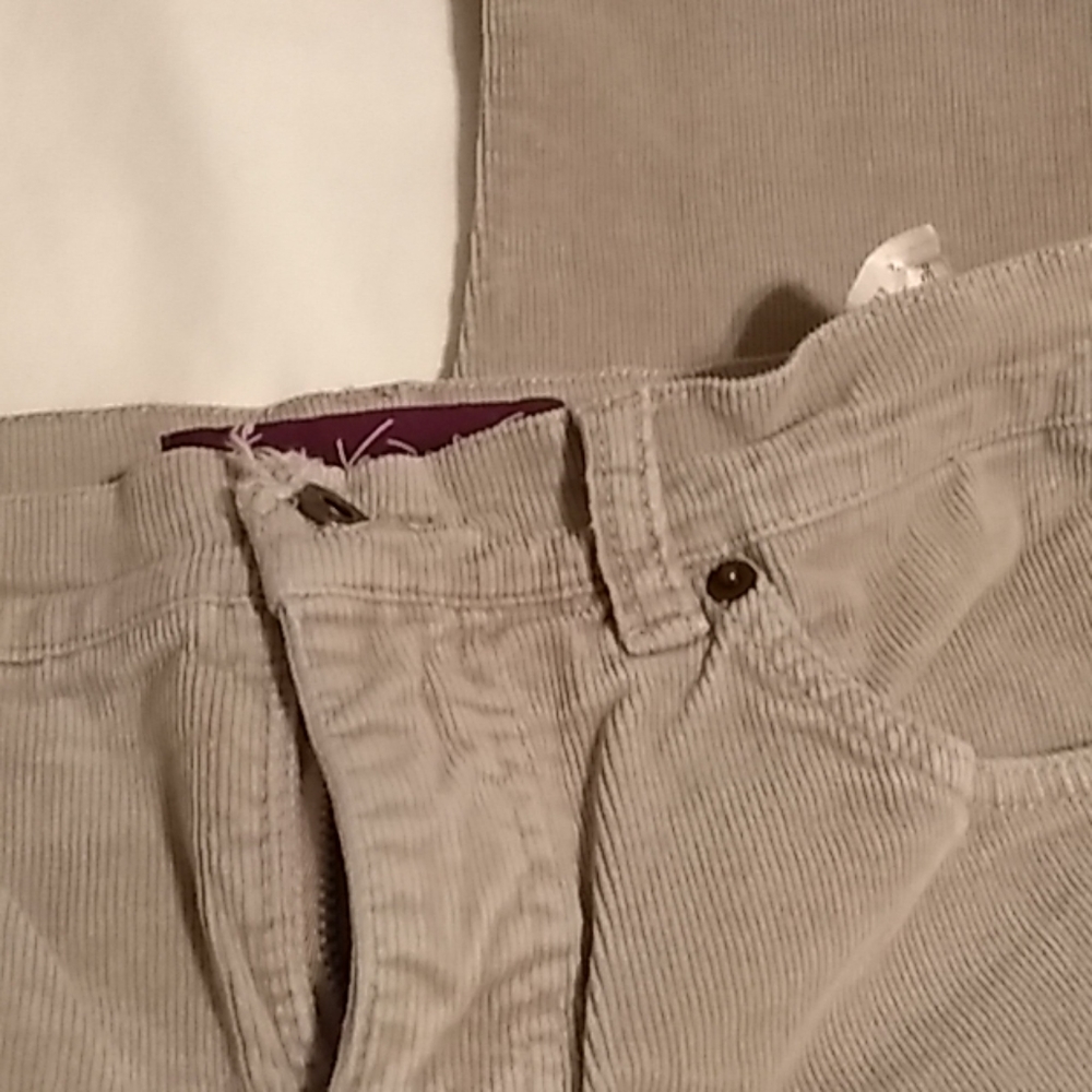 Gloria Vanderbilt tan courdroy pants size 12p